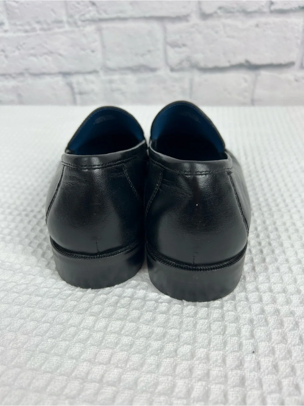 Florsheim Imperial Black Croc Embossed Horsebit Loafers Men’s 9 D Leather